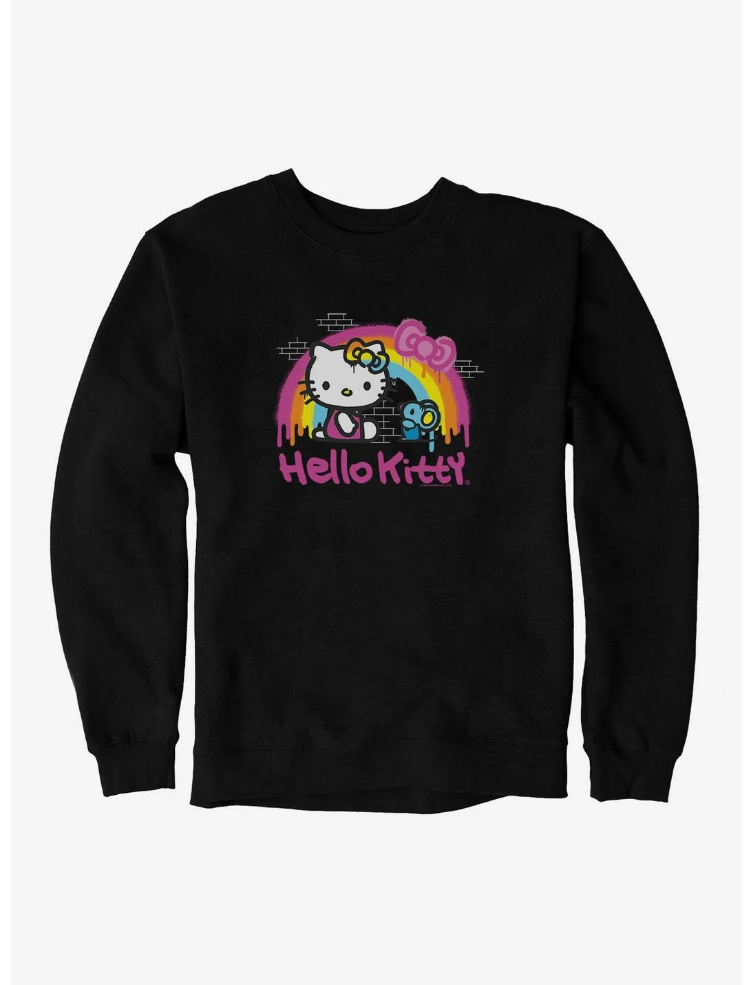 Null Hello Kitty Rainbow Graffiti Sweatshirt 1 Null Hello Kitty Rainbow Graffiti Sweatshirt