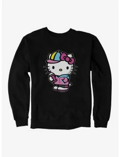 Null Hello Kitty Spray Can Front Sweatshirt