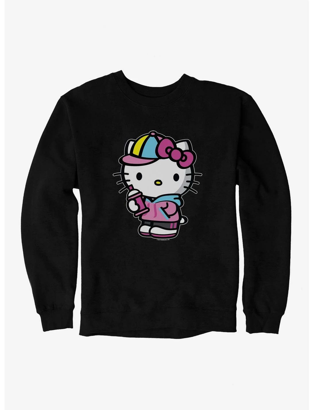 Null Hello Kitty Spray Can Front Sweatshirt 1 Null Hello Kitty Spray Can Front Sweatshirt