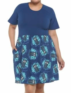 HUNIVERS Her Universe Doctor Who TARDIS Dress Plus Size