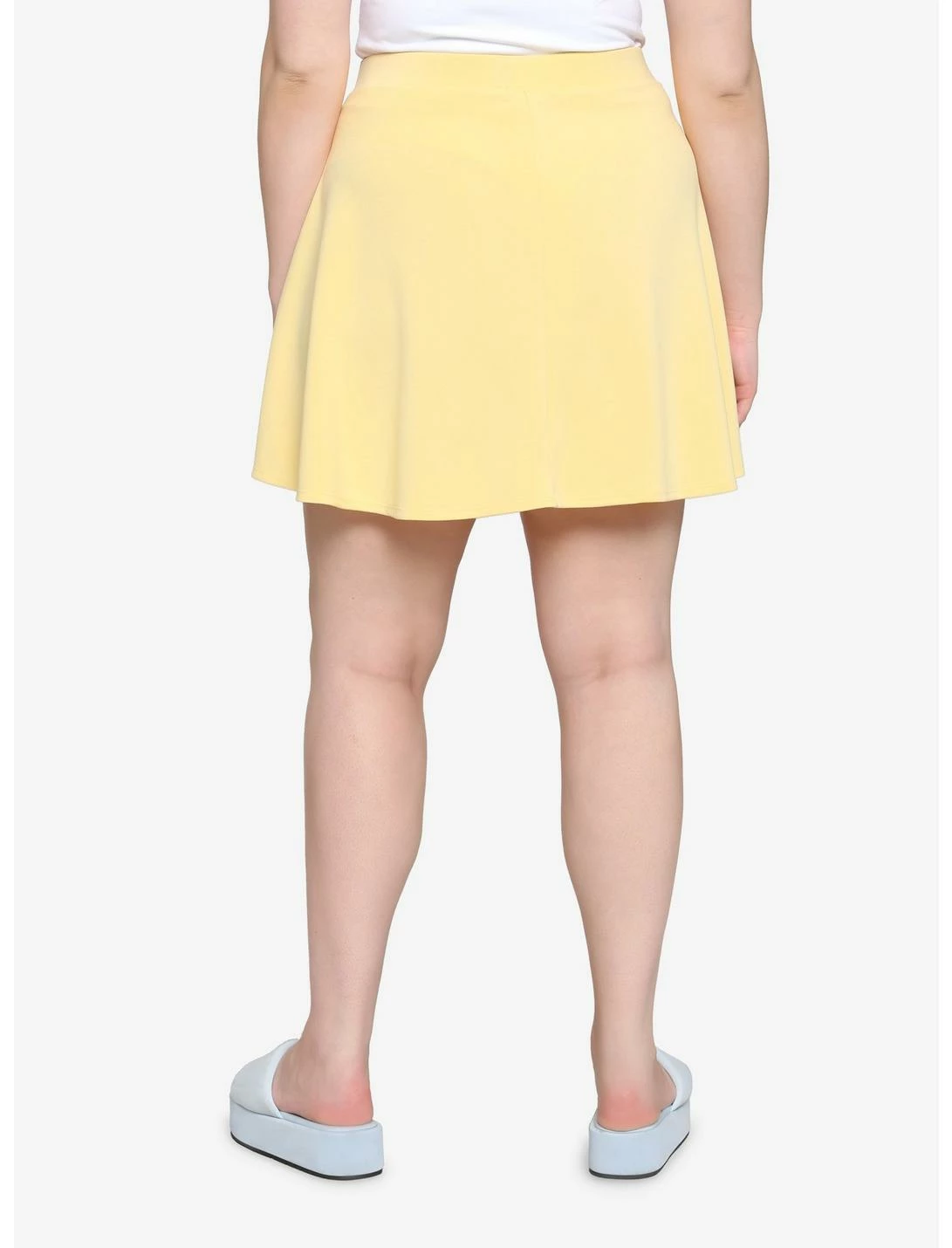 HUNIVERS Light Yellow Skirt Plus Size 2 HUNIVERS Light Yellow Skirt Plus Size - Image 2