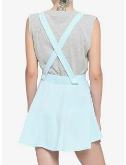 HUNIVERS Light Blue Suspender Skirt -Dresses Online Store 18101034 av2