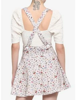 HUNIVERS Ivory Cottagecore Lace-Up Suspender Skirt 5 HUNIVERS Ivory Cottagecore Lace-Up Suspender Skirt -Dresses Online Store 18125535 av2