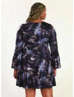 HUNIVERS Her Universe Marvel WandaVision Agatha Tie-Dye Dress Plus Size -Dresses Online Store 18148173 av2