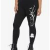 HUNIVERS Her Universe Disney Hocus Pocus Binx Tombstone Leggings Plus Size