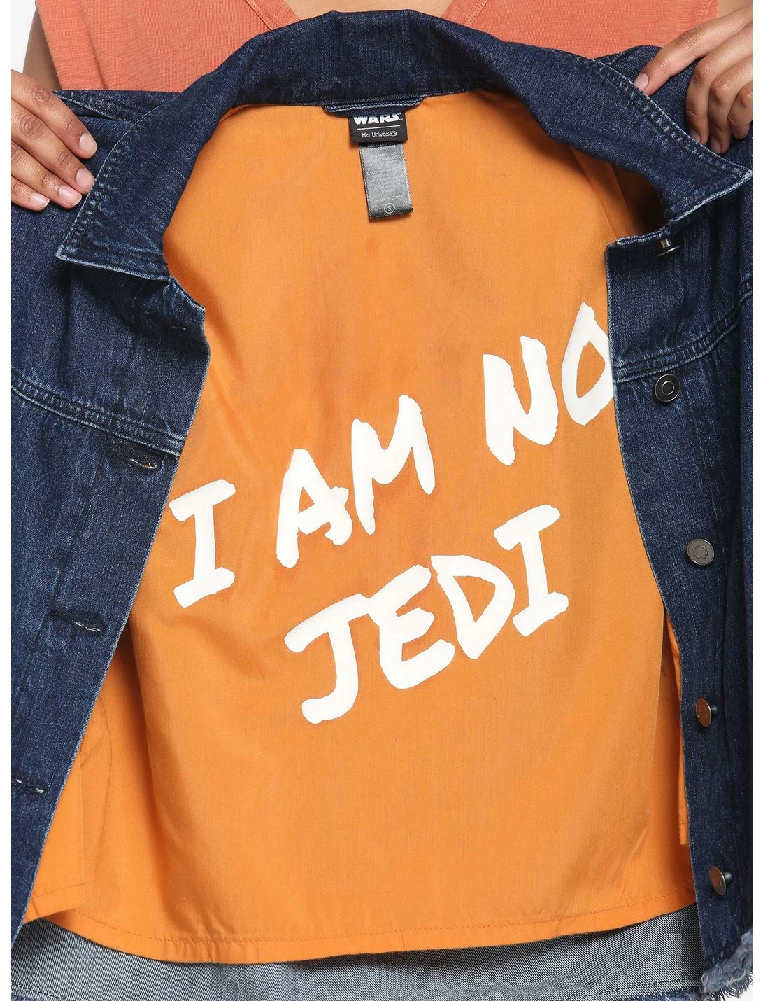 HUNIVERS Her Universe Star Wars Ahsoka Tano Clone Trooper Denim Jacket 4 HUNIVERS Her Universe Star Wars Ahsoka Tano Clone Trooper Denim Jacket - Image 4