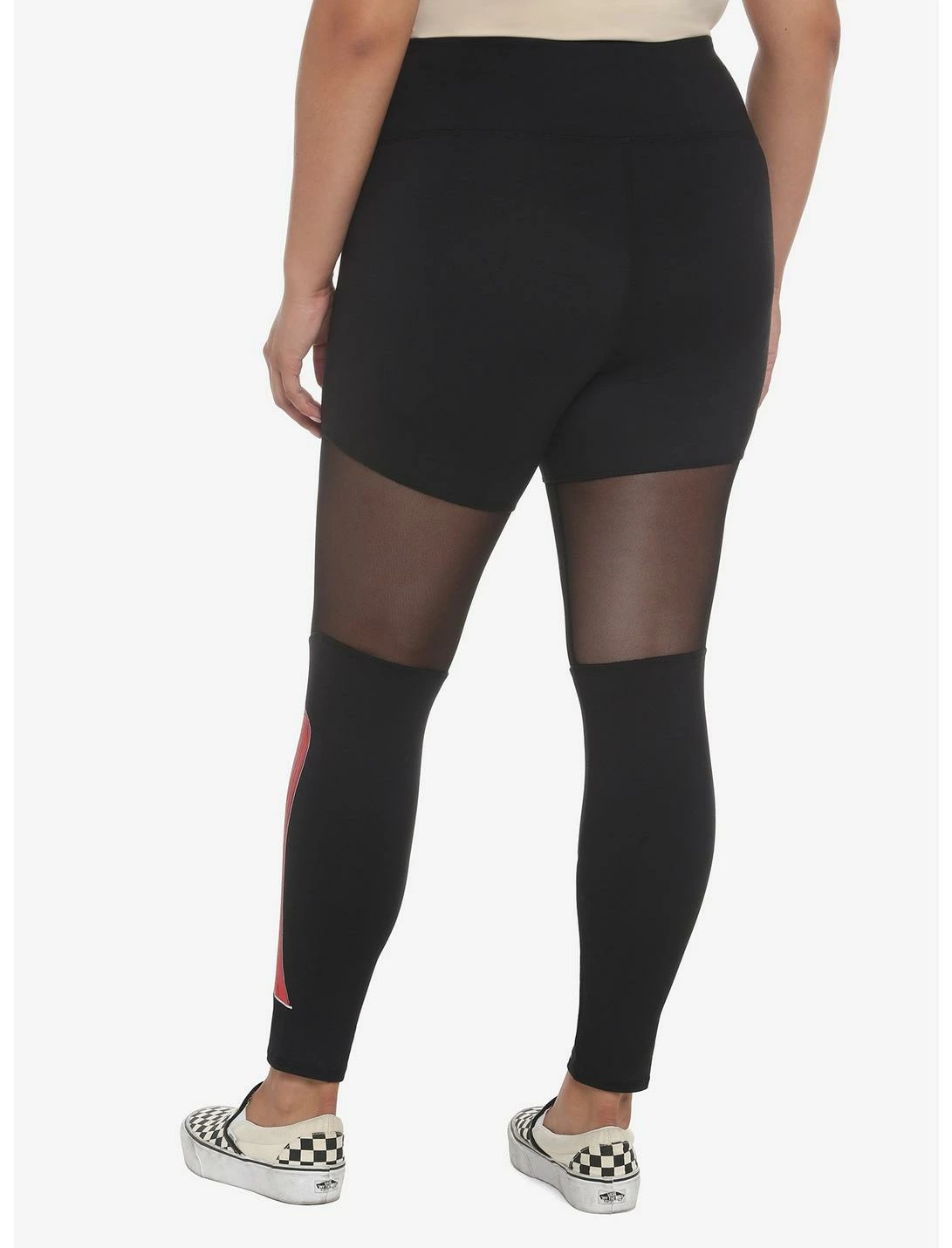 HUNIVERS The Nightmare Before Christmas Jack & Sally Mesh Leggings Plus Size 2 HUNIVERS The Nightmare Before Christmas Jack & Sally Mesh Leggings Plus Size - Image 2