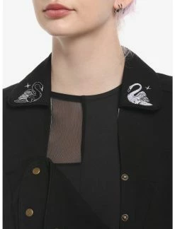 HUNIVERS The School For Good And Evil Swan Waistcoat Vest -Dresses Online Store 18634980 av4