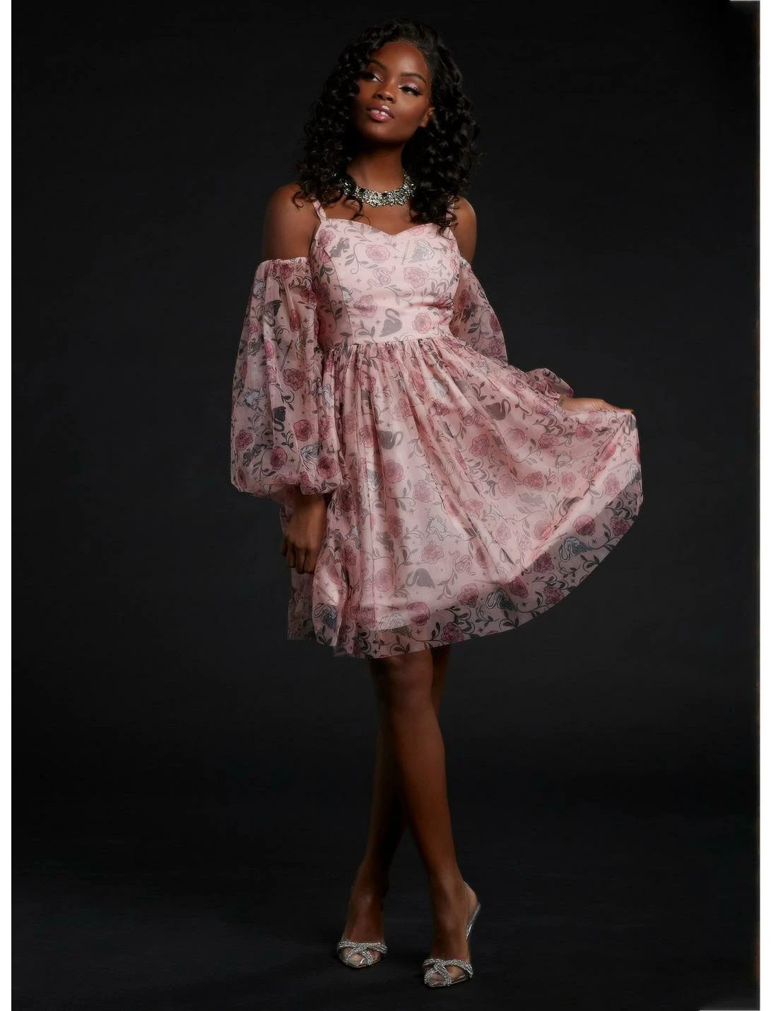 HUNIVERS The School For Good And Evil Evers Cold Shoulder Dress 2 HUNIVERS The School For Good And Evil Evers Cold Shoulder Dress - Image 2