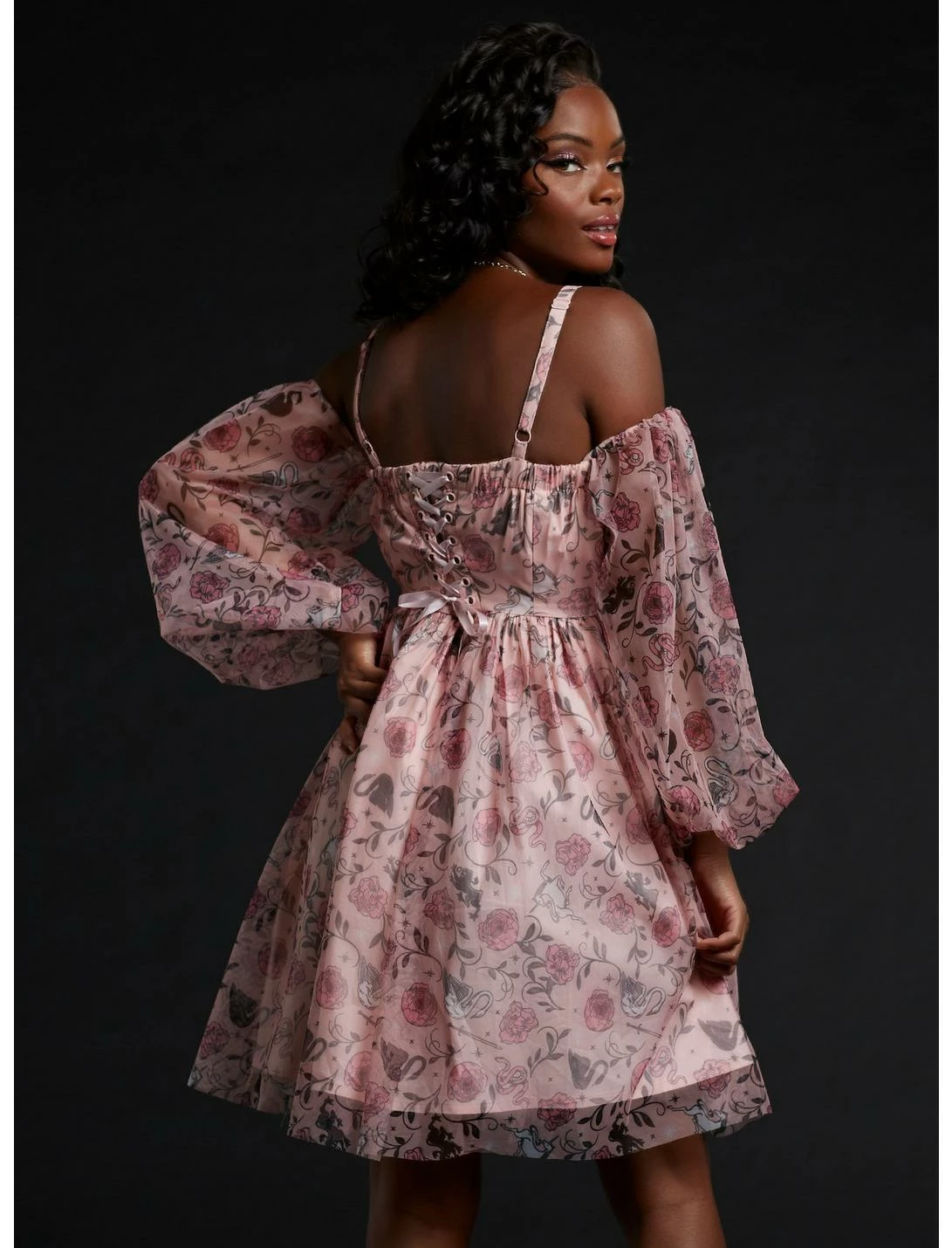 HUNIVERS The School For Good And Evil Evers Cold Shoulder Dress 3 HUNIVERS The School For Good And Evil Evers Cold Shoulder Dress - Image 3