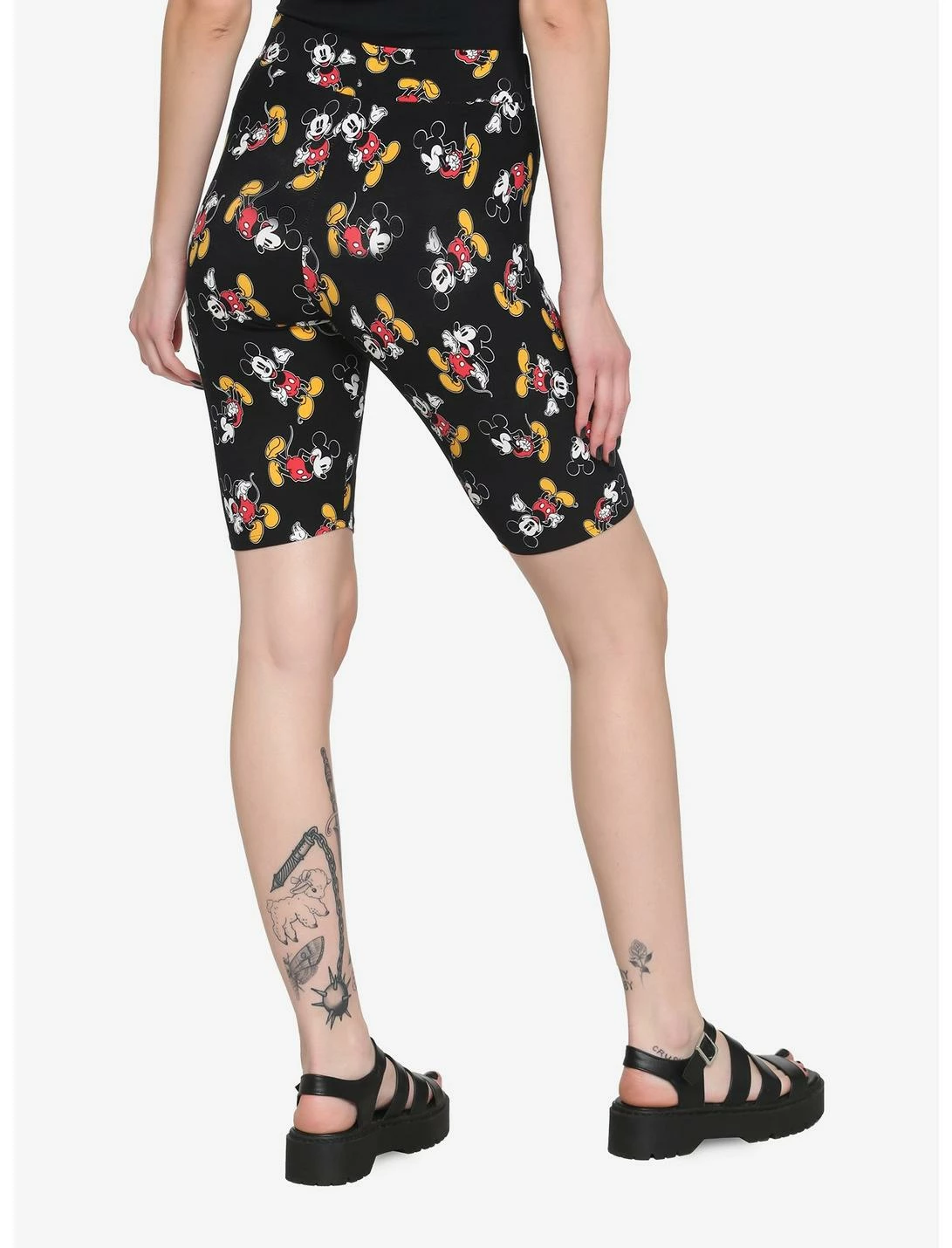 HUNIVERS Disney Mickey Mouse Poses Bike Shorts 2 HUNIVERS Disney Mickey Mouse Poses Bike Shorts - Image 2