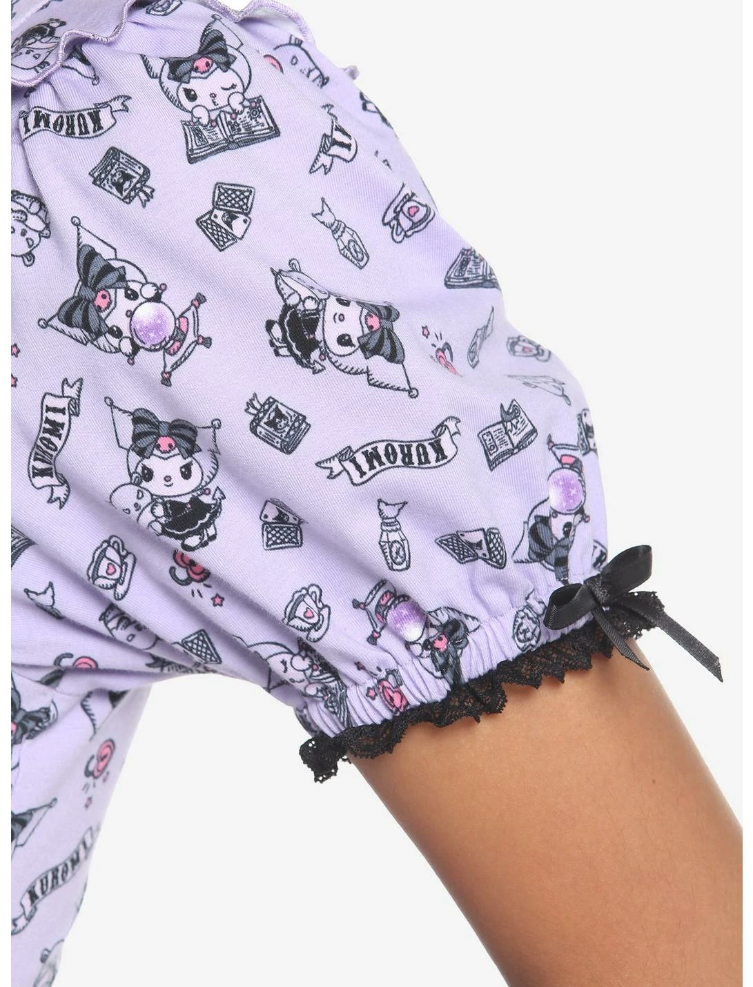 HUNIVERS Kuromi Crystal Ball Lolita Lace Dress 6 HUNIVERS Kuromi Crystal Ball Lolita Lace Dress - Image 6