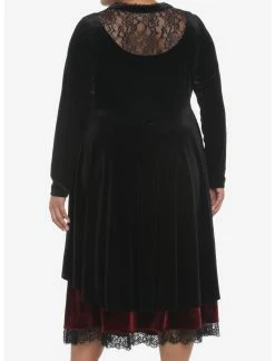 HUNIVERS Black Velvet Hi-Low Jacket Plus Size 6 HUNIVERS Black Velvet Hi-Low Jacket Plus Size -Dresses Online Store 18780637 av2