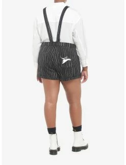 HUNIVERS The Nightmare Before Christmas Jack Pinstripe Shortalls Plus Size -Dresses Online Store 18869746 av2