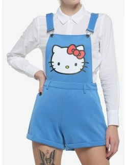 HUNIVERS Hello Kitty Blue Shortalls