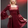 HUNIVERS House Of The Dragon Rhaenyra Targaryen Bell Sleeve Dress