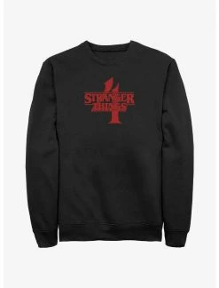 Null Stranger Things 4 Red Logo Sweatshirt