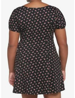 HUNIVERS Black Mushroom Empire Dress Plus Size 5 HUNIVERS Black Mushroom Empire Dress Plus Size -Dresses Online Store 19001180 av2