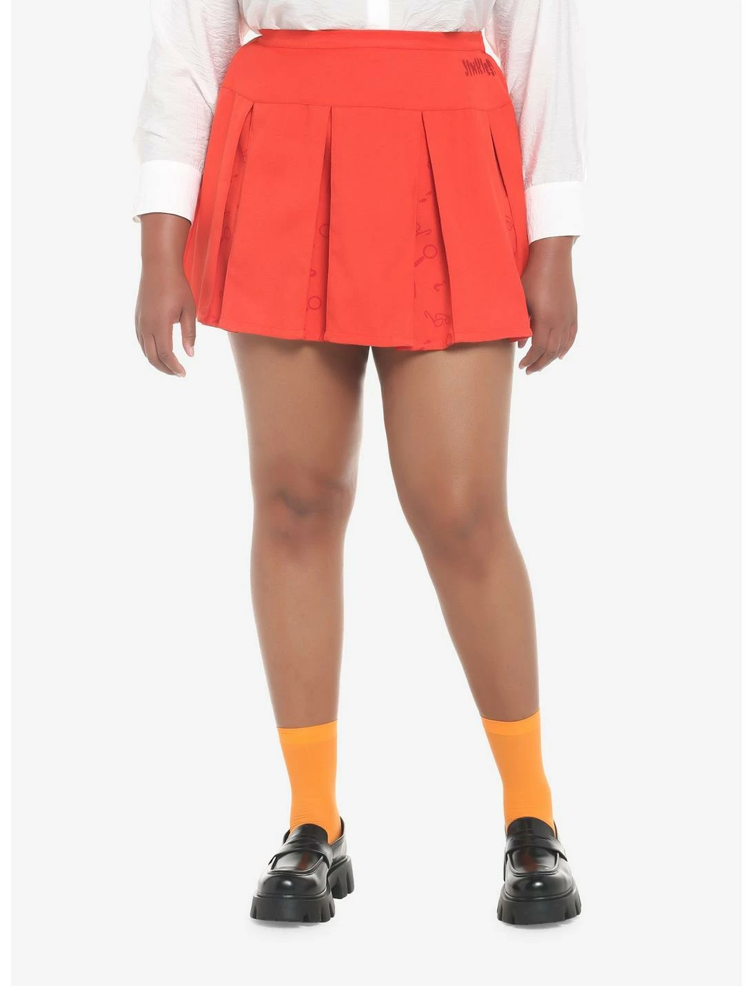 HUNIVERS Scooby-Doo! Velma Pleated Skirt Plus Size 1 HUNIVERS Scooby-Doo! Velma Pleated Skirt Plus Size
