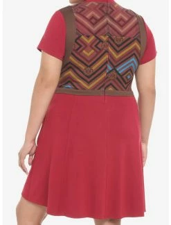 HUNIVERS Her Universe Marvel Black Panther: Wakanda Forever Dora Milaje Dress Plus Size 5 HUNIVERS Her Universe Marvel Black Panther: Wakanda Forever Dora Milaje Dress Plus Size -Dresses Online Store 19017299 av2