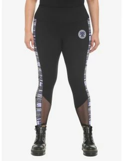 HUNIVERS Her Universe Marvel Black Panther: Wakanda Forever Geometric Stripe Leggings Plus Size