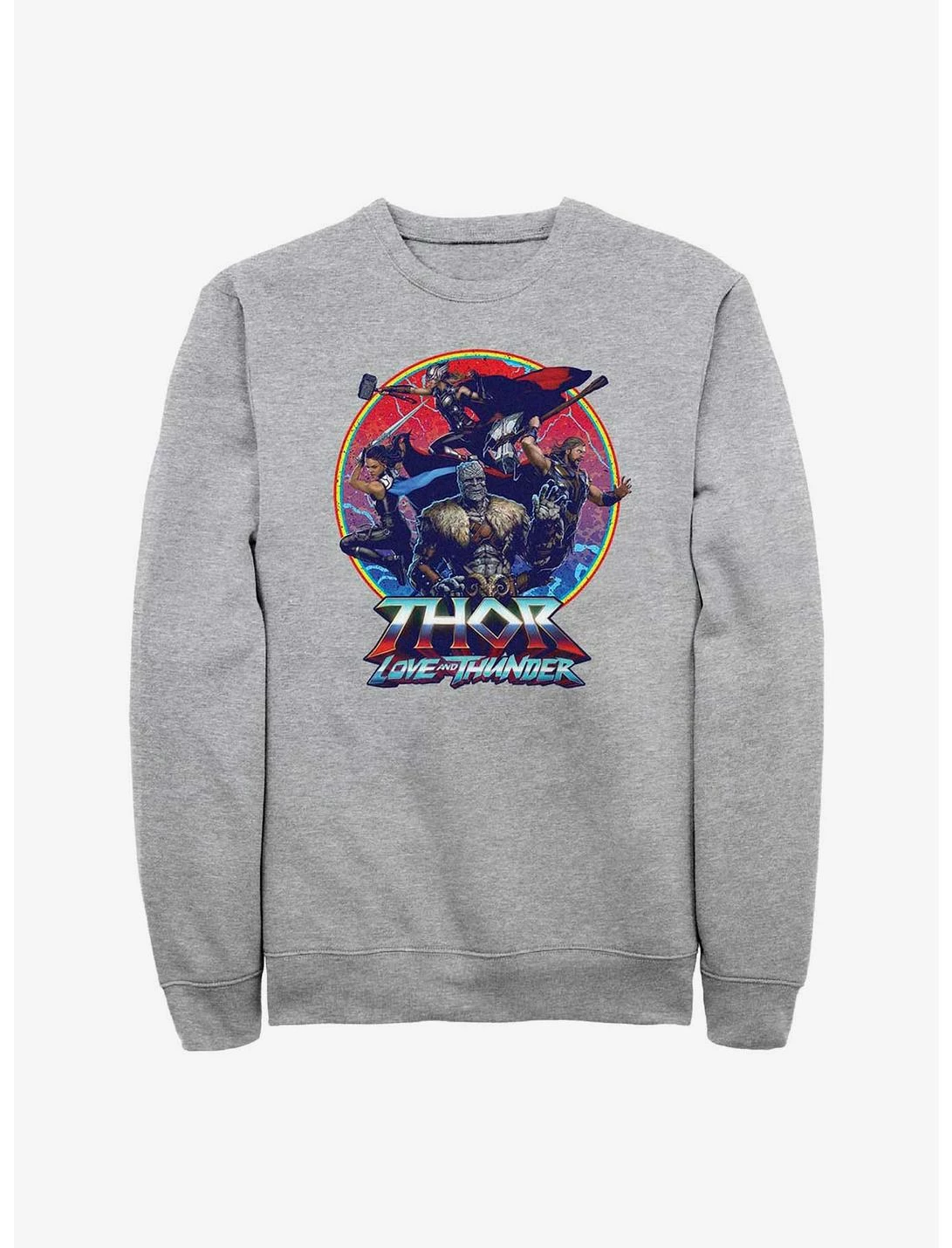Null Marvel Thor: Love And Thunder Group Emblem Sweatshirt 1 Null Marvel Thor: Love And Thunder Group Emblem Sweatshirt