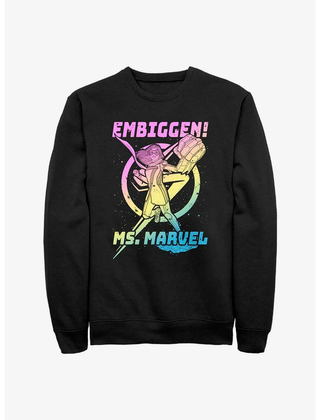 Null Marvel Ms. Marvel Gradient Marvel Sweatshirt 1 Null Marvel Ms. Marvel Gradient Marvel Sweatshirt