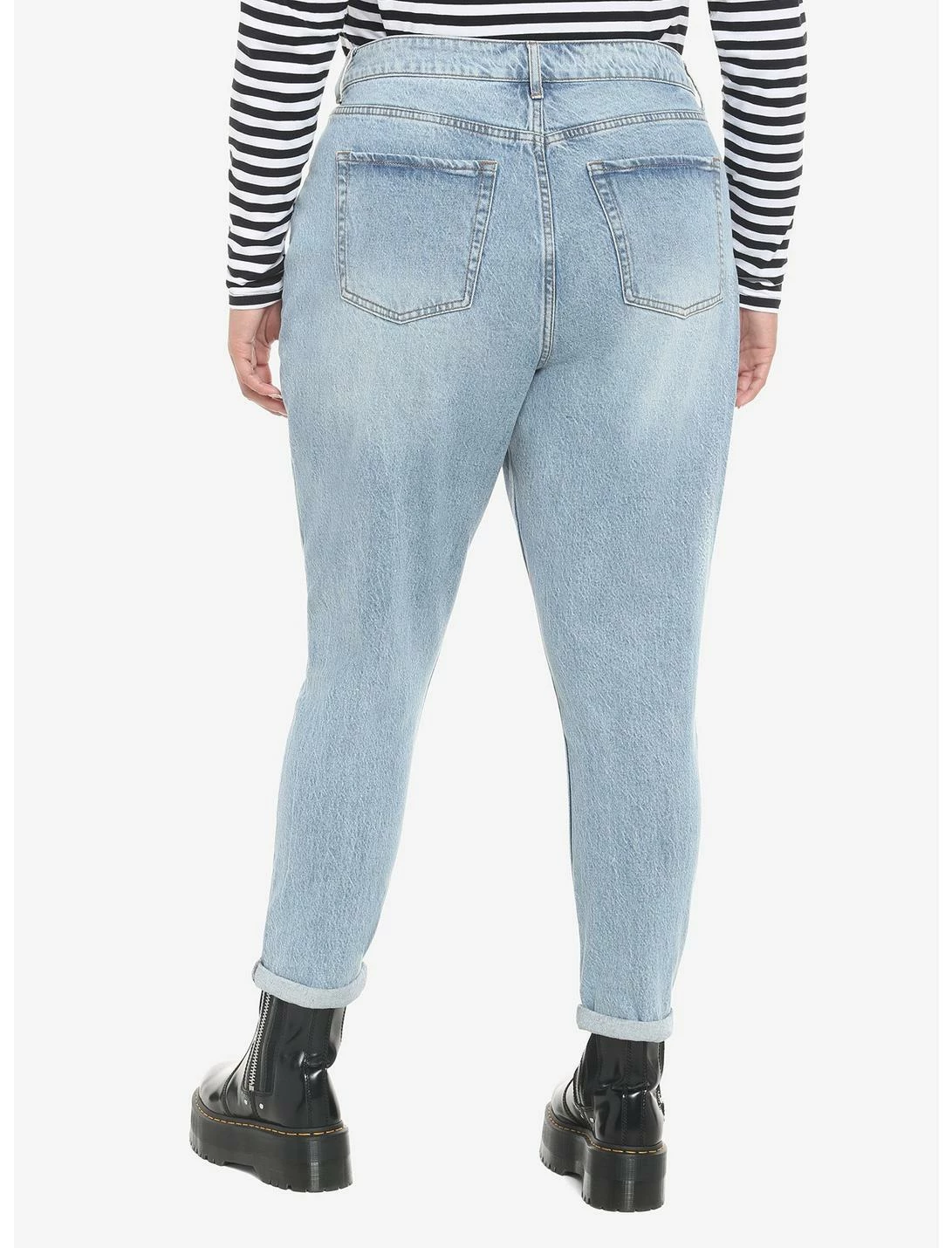 HUNIVERS Disney Bambi & Thumper Mom Jeans Plus Size 2 HUNIVERS Disney Bambi & Thumper Mom Jeans Plus Size - Image 2