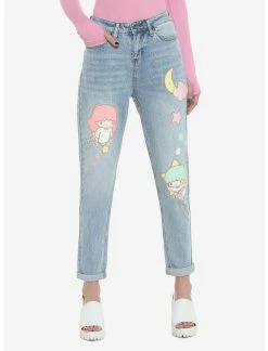 HUNIVERS Little Twin Stars Mom Jeans