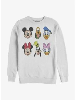 Null Disney Mickey Mouse Group Stack Sweatshirt
