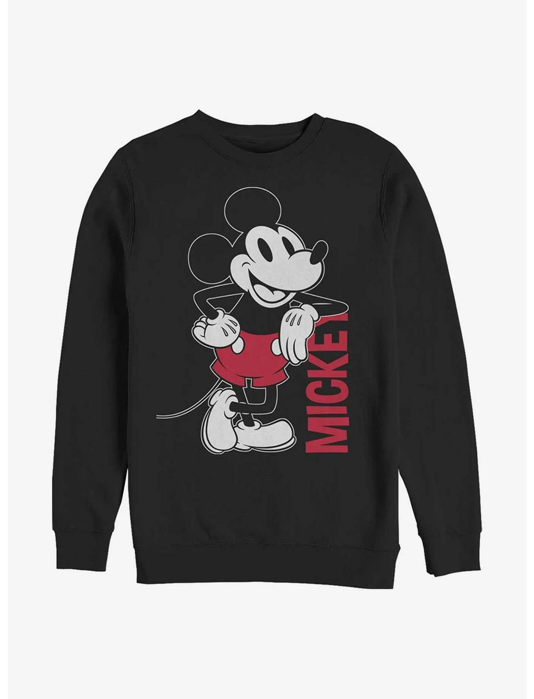 Null Disney Mickey Mouse Leaning Sweatshirt 1 Null Disney Mickey Mouse Leaning Sweatshirt