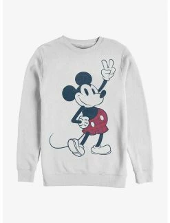 Null Disney Mickey Mouse Plaid Mickey Sweatshirt