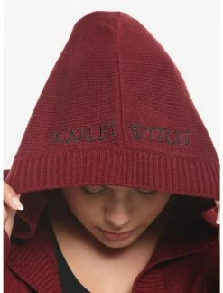 HUNIVERS Her Universe Marvel WandaVision Scarlet Witch Hooded Cardigan Plus Size -Dresses Online Store 19162124 av3