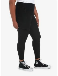 HUNIVERS Her Universe Star Wars Jedi Logo Leggings With Pockets Plus Size -Dresses Online Store 19162154 av2