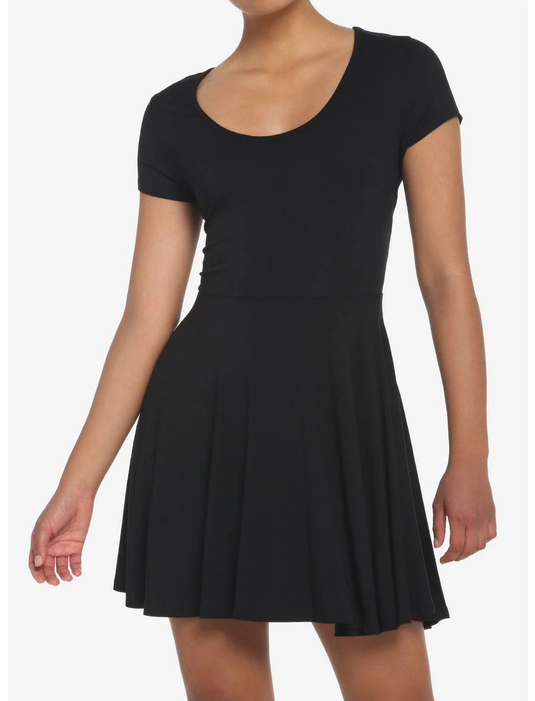 HUNIVERS Black Skater Dress 1 HUNIVERS Black Skater Dress