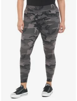 HUNIVERS Her Universe Dark Camouflage Leggings Plus Size