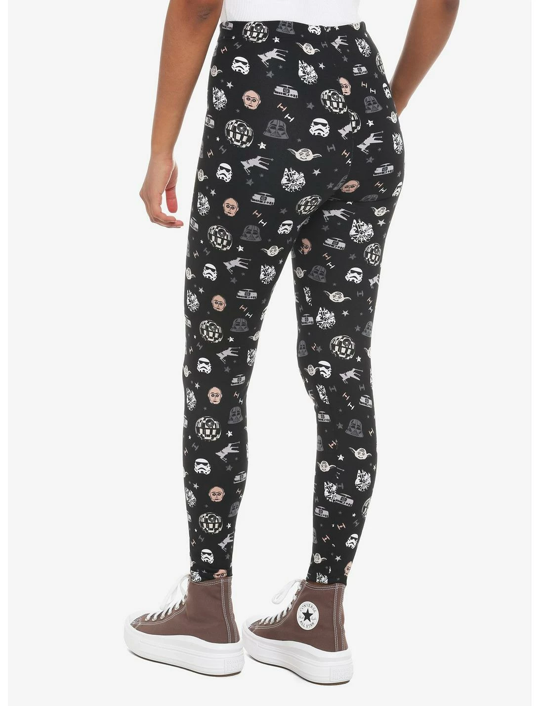 HUNIVERS Her Universe Star Wars Allover Print Leggings 2 HUNIVERS Her Universe Star Wars Allover Print Leggings - Image 2