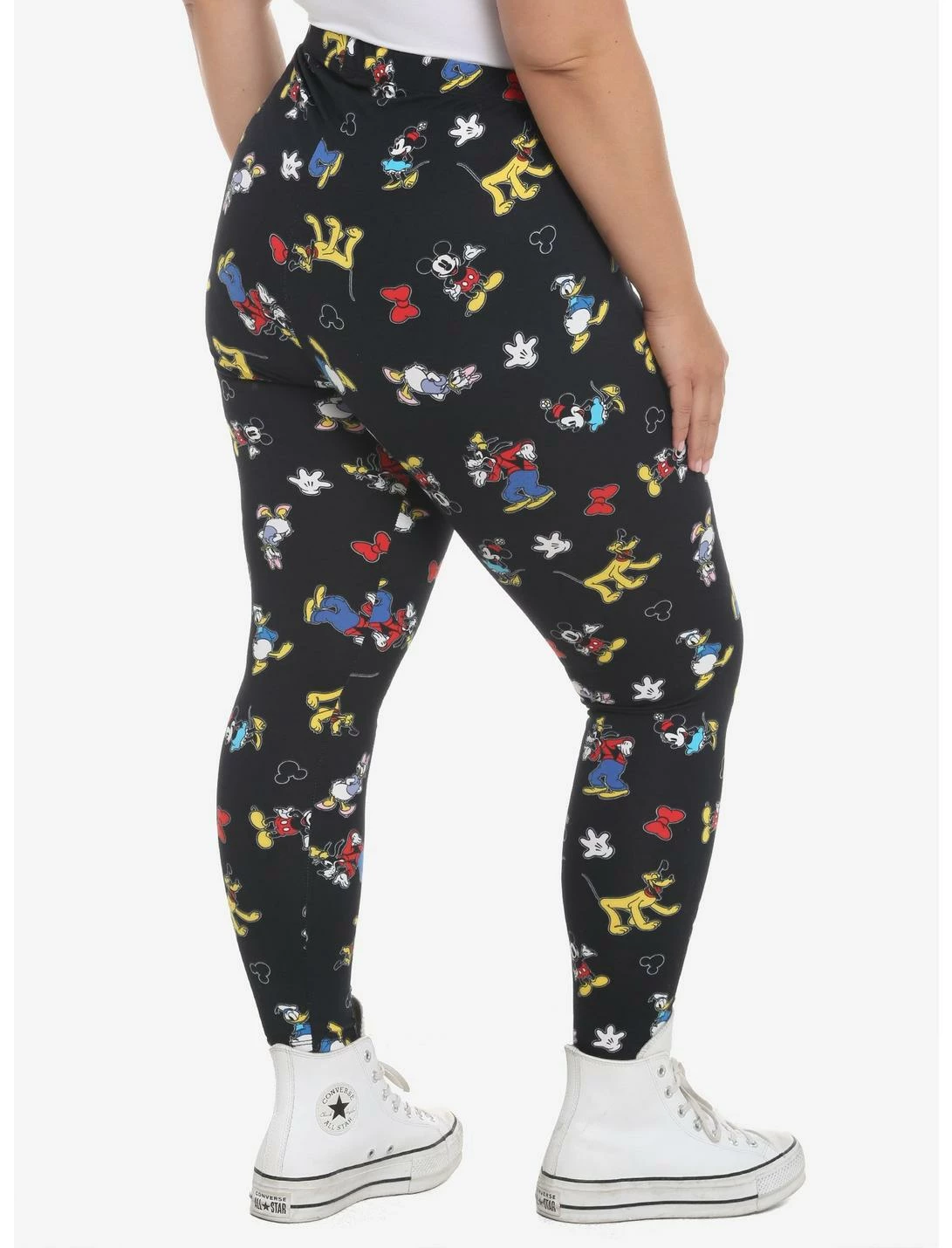 HUNIVERS Her Universe Disney Mickey Mouse & Friends Leggings Plus Size 2 HUNIVERS Her Universe Disney Mickey Mouse & Friends Leggings Plus Size - Image 2