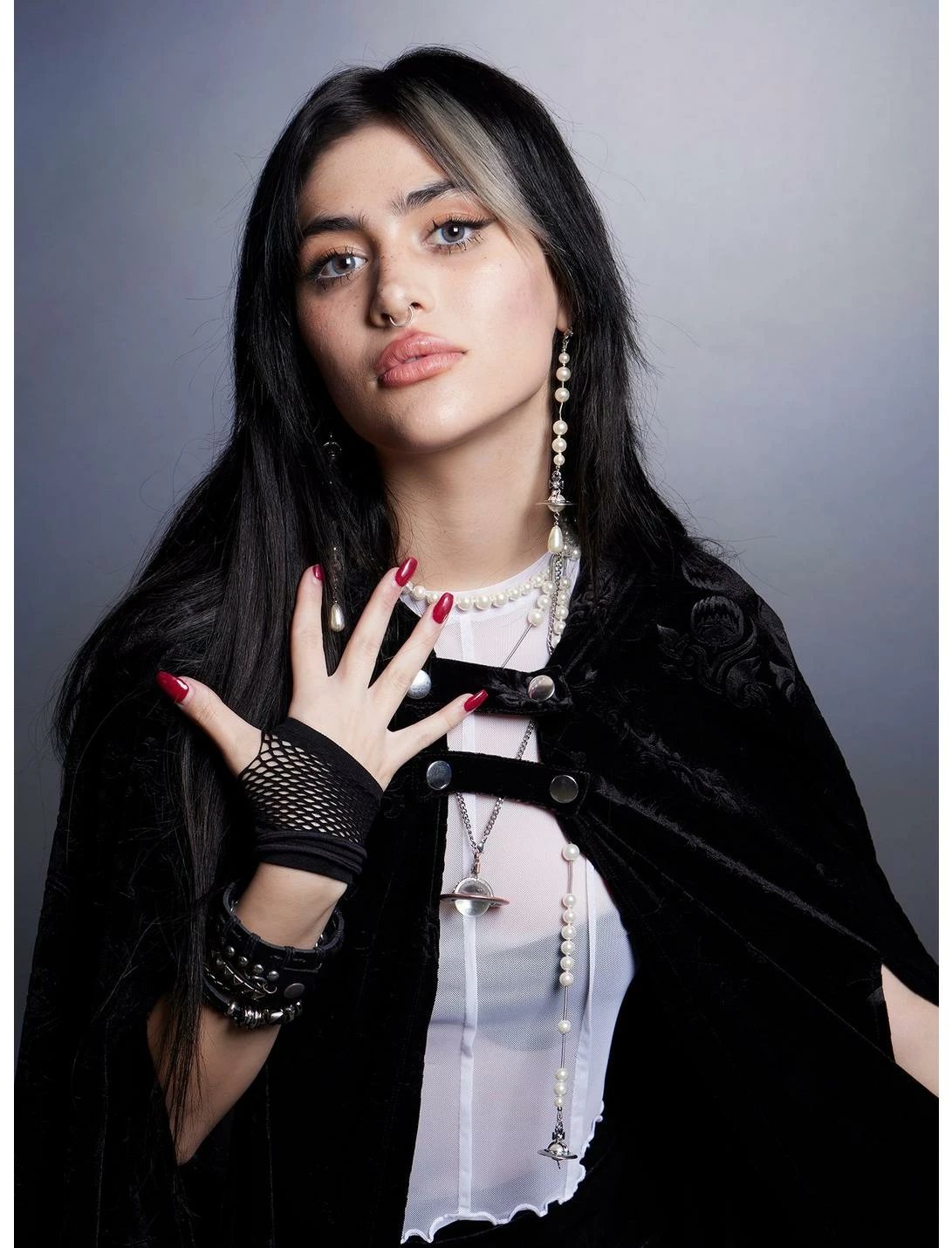 HUNIVERS The Nightmare Before Christmas Jack Velvet Hooded Cape 4 HUNIVERS The Nightmare Before Christmas Jack Velvet Hooded Cape - Image 4