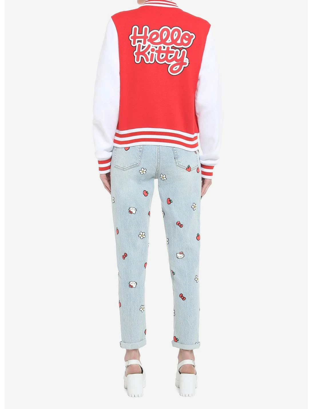 HUNIVERS Hello Kitty Varsity Jacket 3 HUNIVERS Hello Kitty Varsity Jacket - Image 3