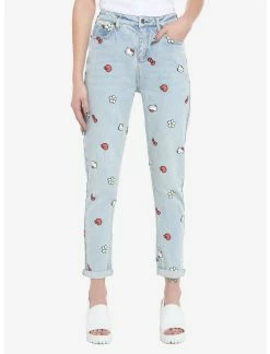 HUNIVERS Hello Kitty Icons Mom Jeans