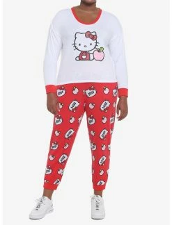 HUNIVERS Hello Kitty Apple Jogger Pajama Pants Plus Size -Dresses Online Store 19320190 av2