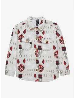 HUNIVERS Studio Ghibli Princess Mononoke San's Mask Polar Fleece Jacket