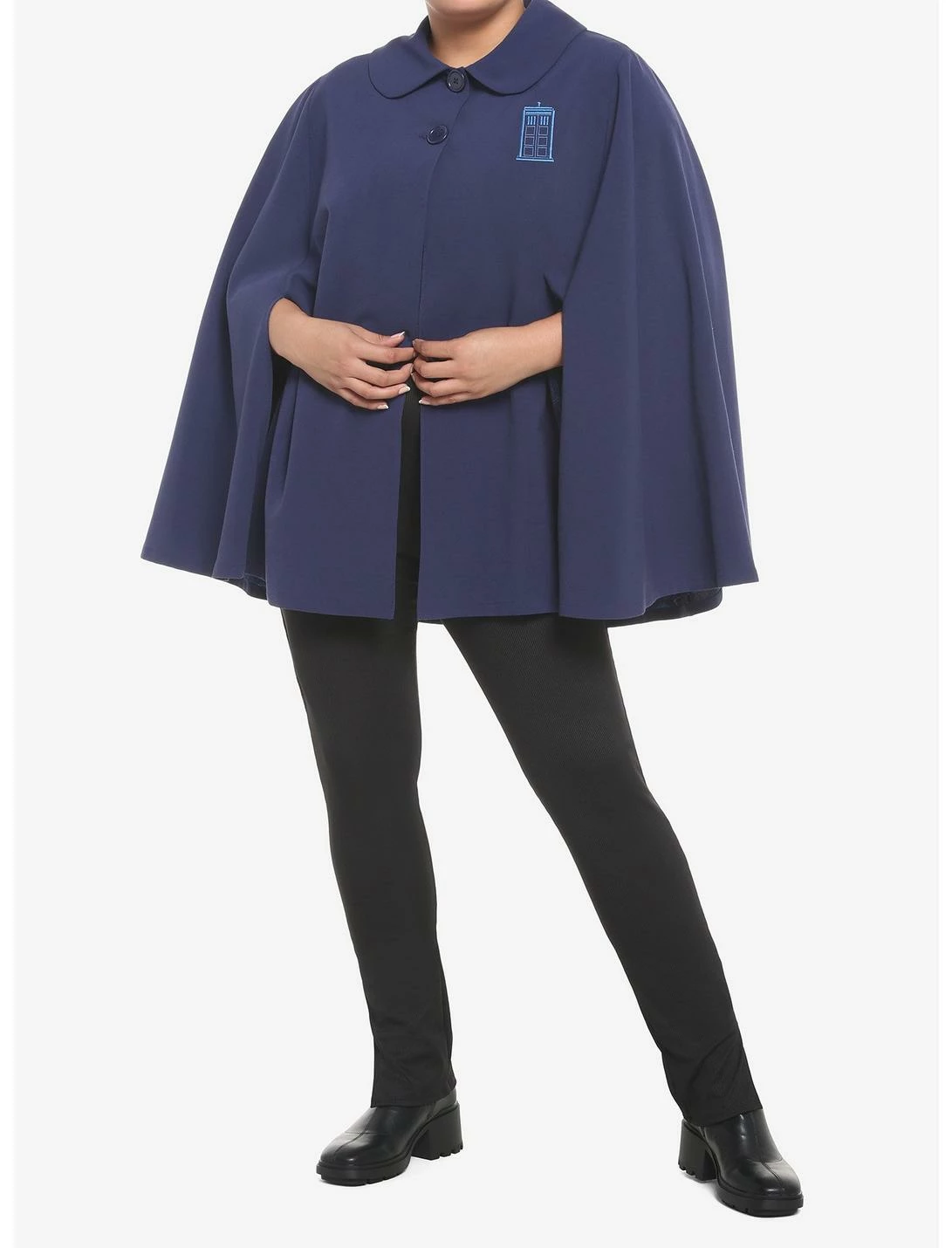 HUNIVERS Her Universe Doctor Who TARDIS Cape Plus Size 2 HUNIVERS Her Universe Doctor Who TARDIS Cape Plus Size - Image 2