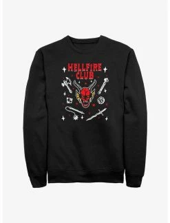 Null Stranger Things Textbook Hellfire Club Sweatshirt
