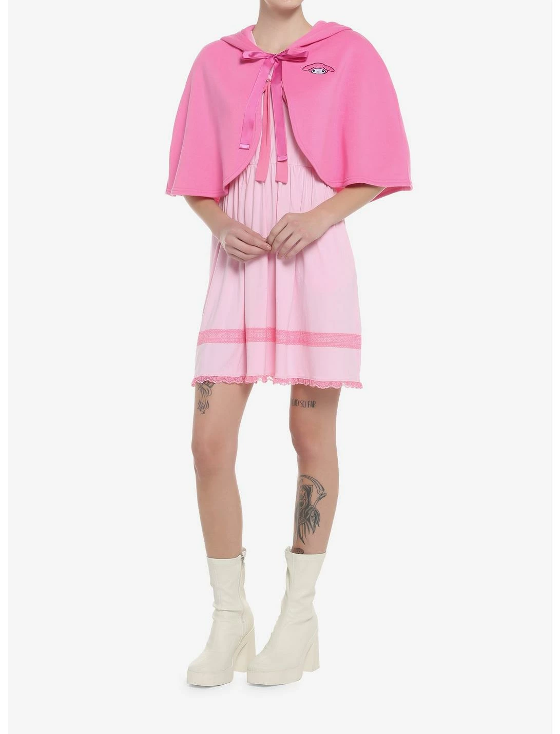 HUNIVERS My Melody Figural Ears Capelet 2 HUNIVERS My Melody Figural Ears Capelet - Image 2