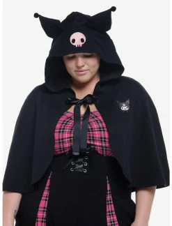 HUNIVERS Kuromi Figural Ears Capelet Plus Size