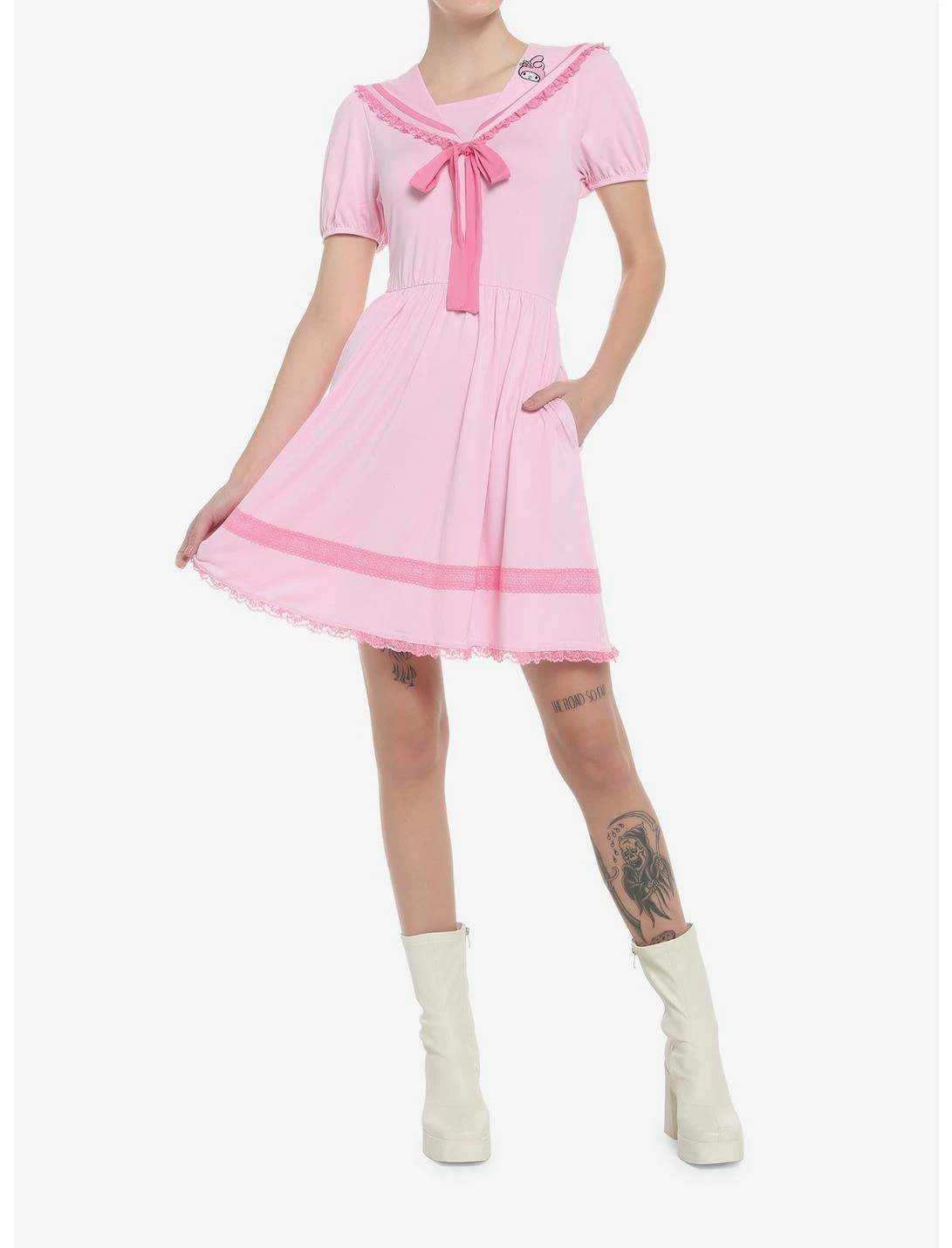 HUNIVERS My Melody Sailor Dress 2 HUNIVERS My Melody Sailor Dress - Image 2