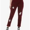 HUNIVERS Disney Mickey Mouse Embroidered Corduroy Mom Pants