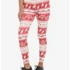 HUNIVERS Harry Potter Icon Holiday Fair Isle Leggings